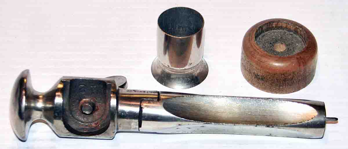 Brass shotshell reloader.